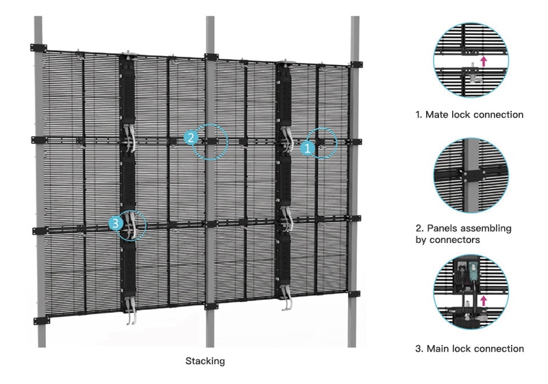 Waterproof Transparent Led Screen gallery image