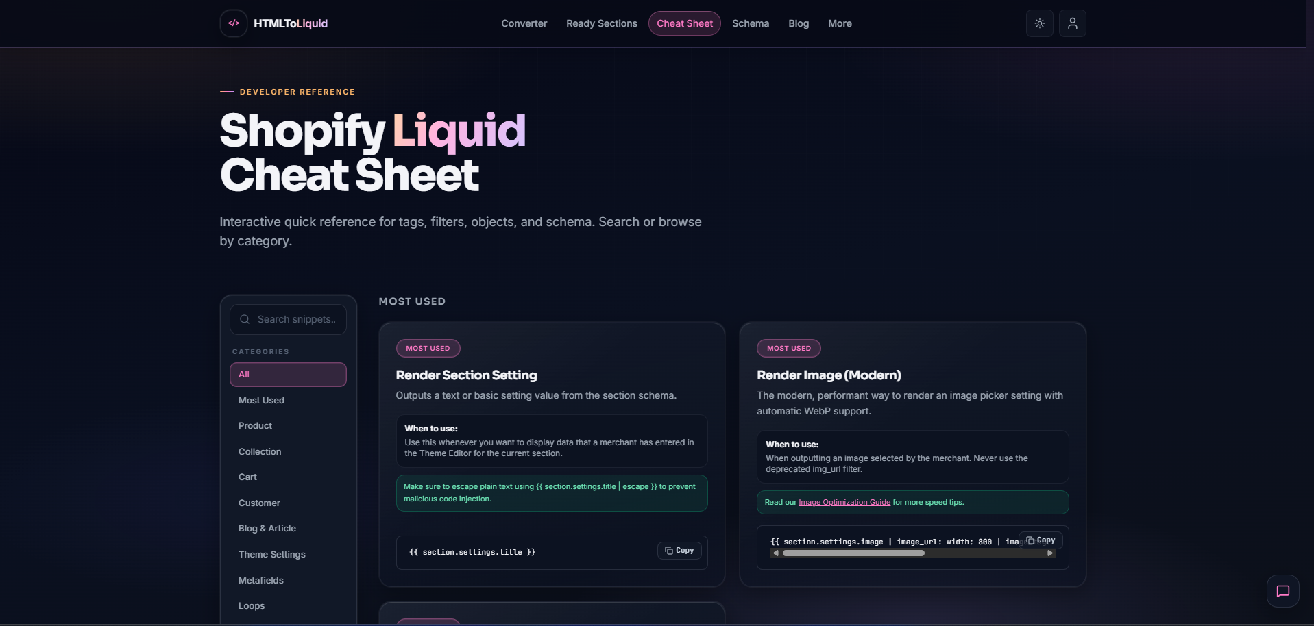HTMLToLiquid Converter gallery image