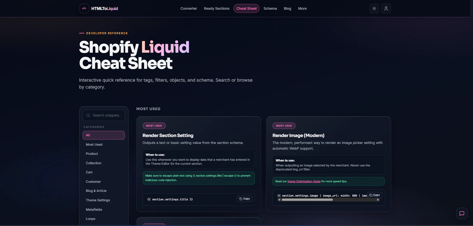 HTMLToLiquid Converter screenshot 4