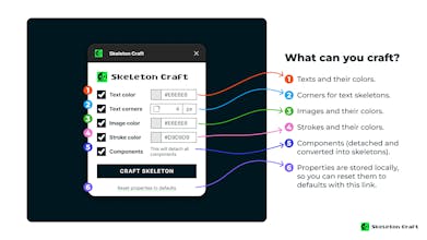 Skeleton Craft – Figma plugin gallery image