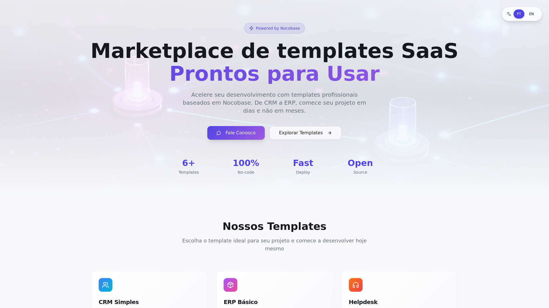 Marketplace de templates SaaS gallery image