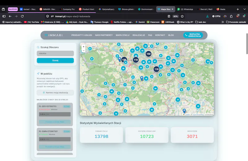 Immari - EV CHARGERS INTERACTIVE MAP screenshot 3