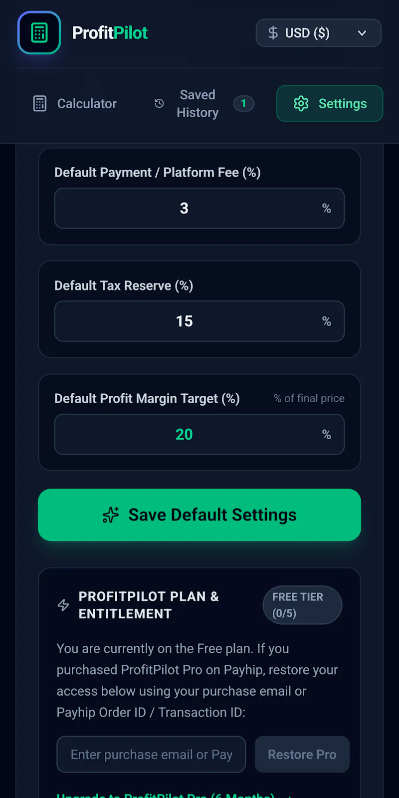 ProfitPilot screenshot 9