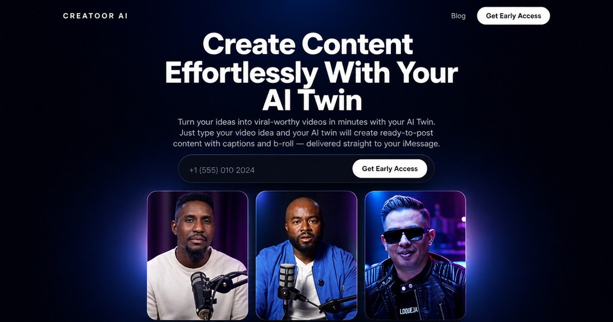 Creatoor AI: Text your AI clone gallery image