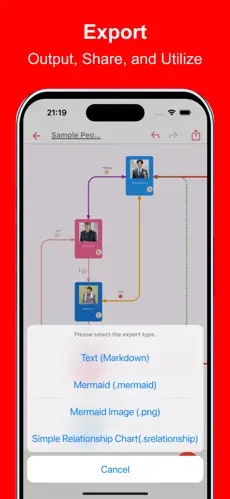 Simple Relationship Map - Screenshot 5 showing product features and functionality