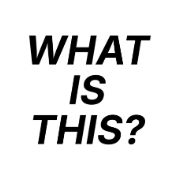 WHAT IS THIS? logo