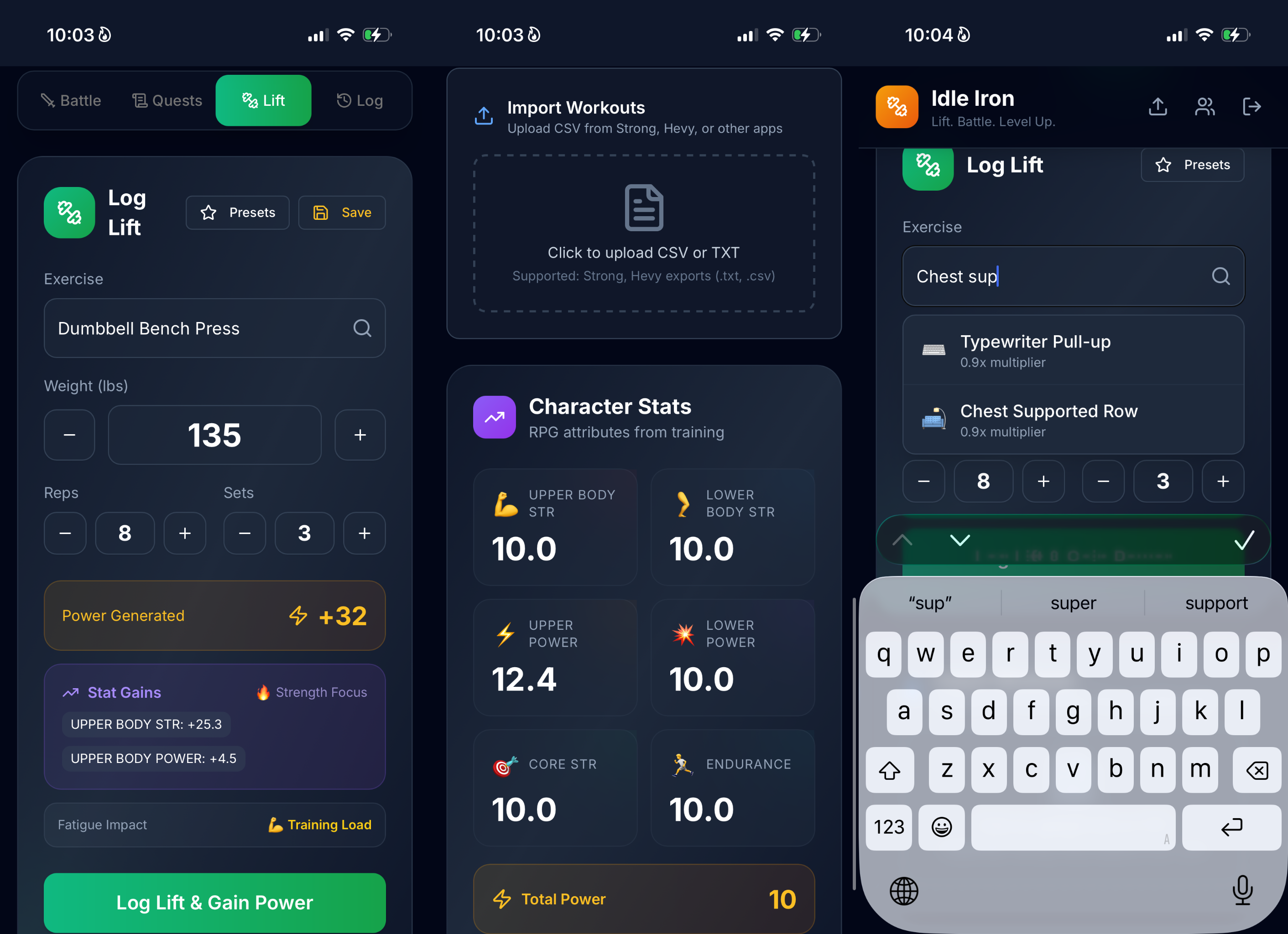 Idle Iron - Screenshot 4 showing product features and functionality