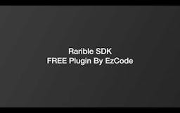 Rarible SDK Plugin - NFTs with No-Code  media 1