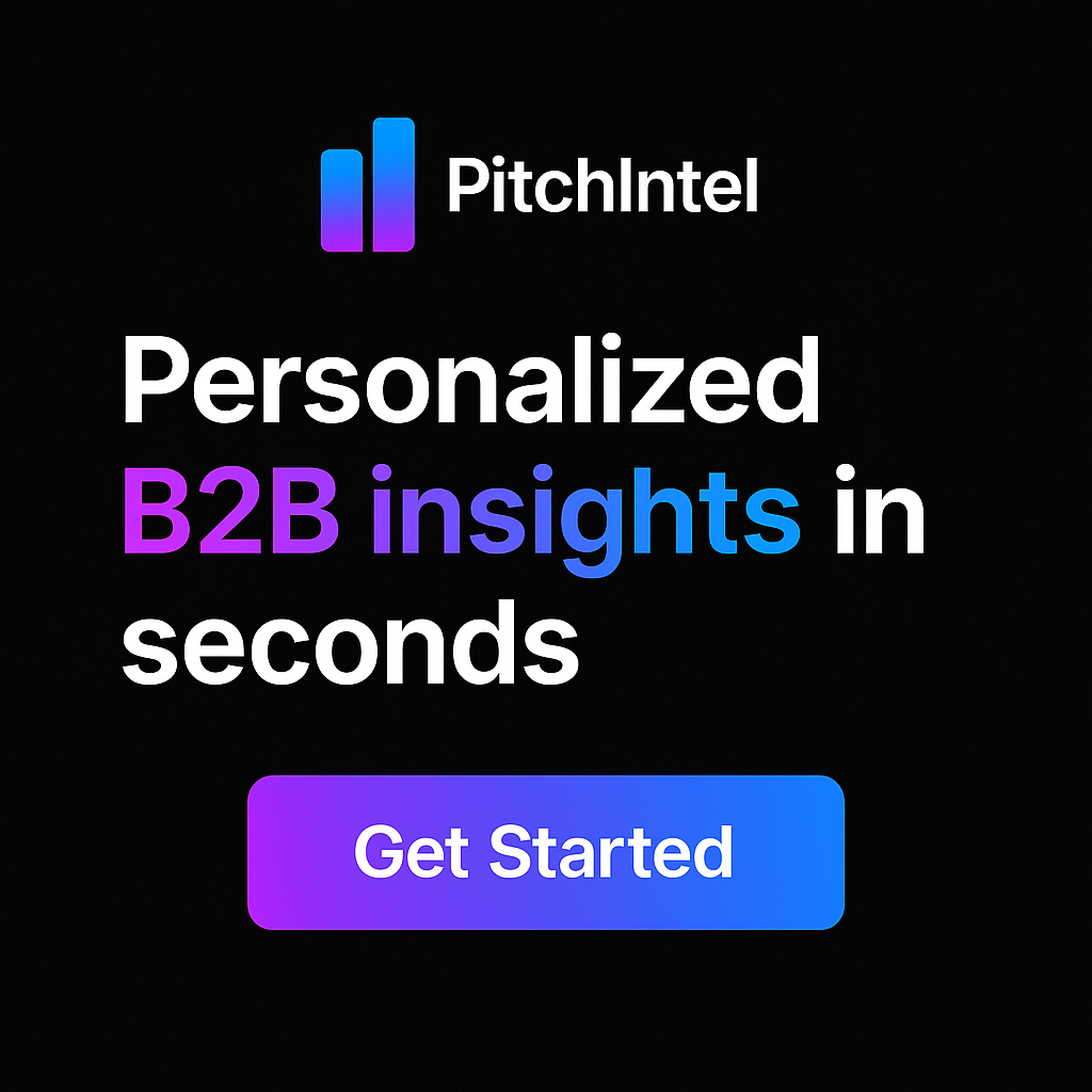 pitchintel - ถอดรหัส บริษัท ใด ๆพิทช์ฉลาดกว่าที่จะชนะ media 1