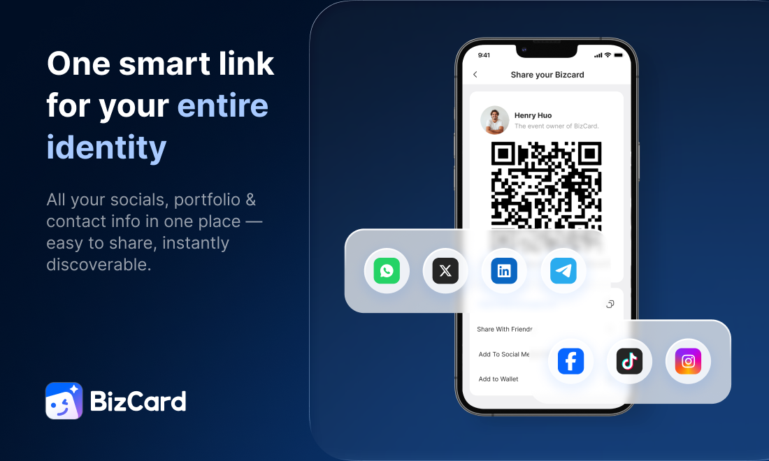 BizCard - Screenshot 3 showing product features and functionality