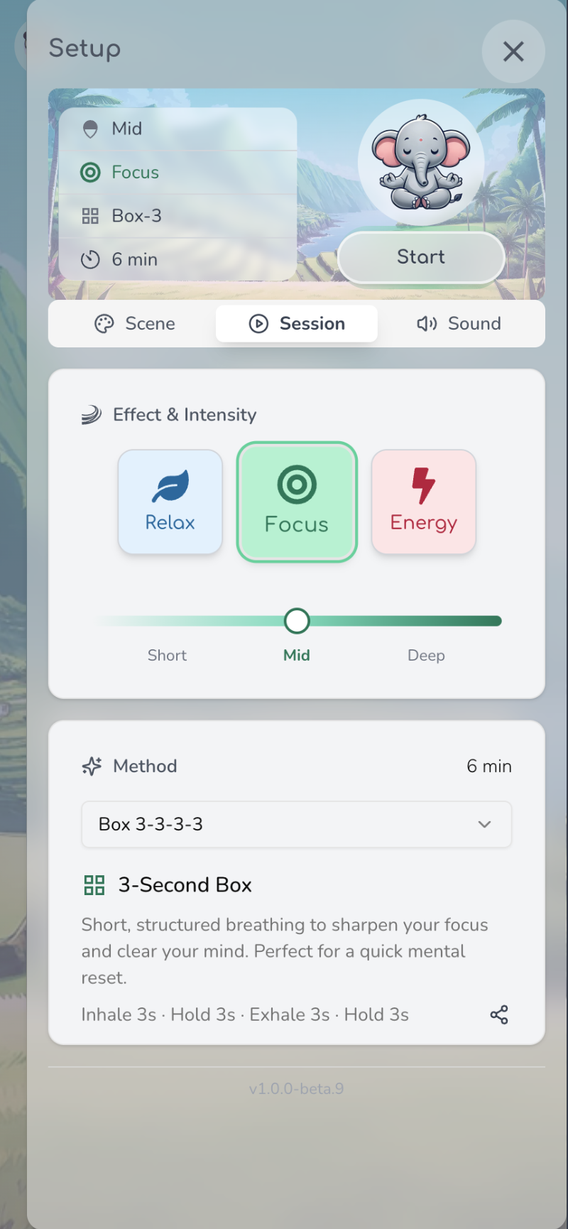Brizzy - ademhalingsapp - De progressieve web -app maakt mindful ademhaling eenvoudig. media 5