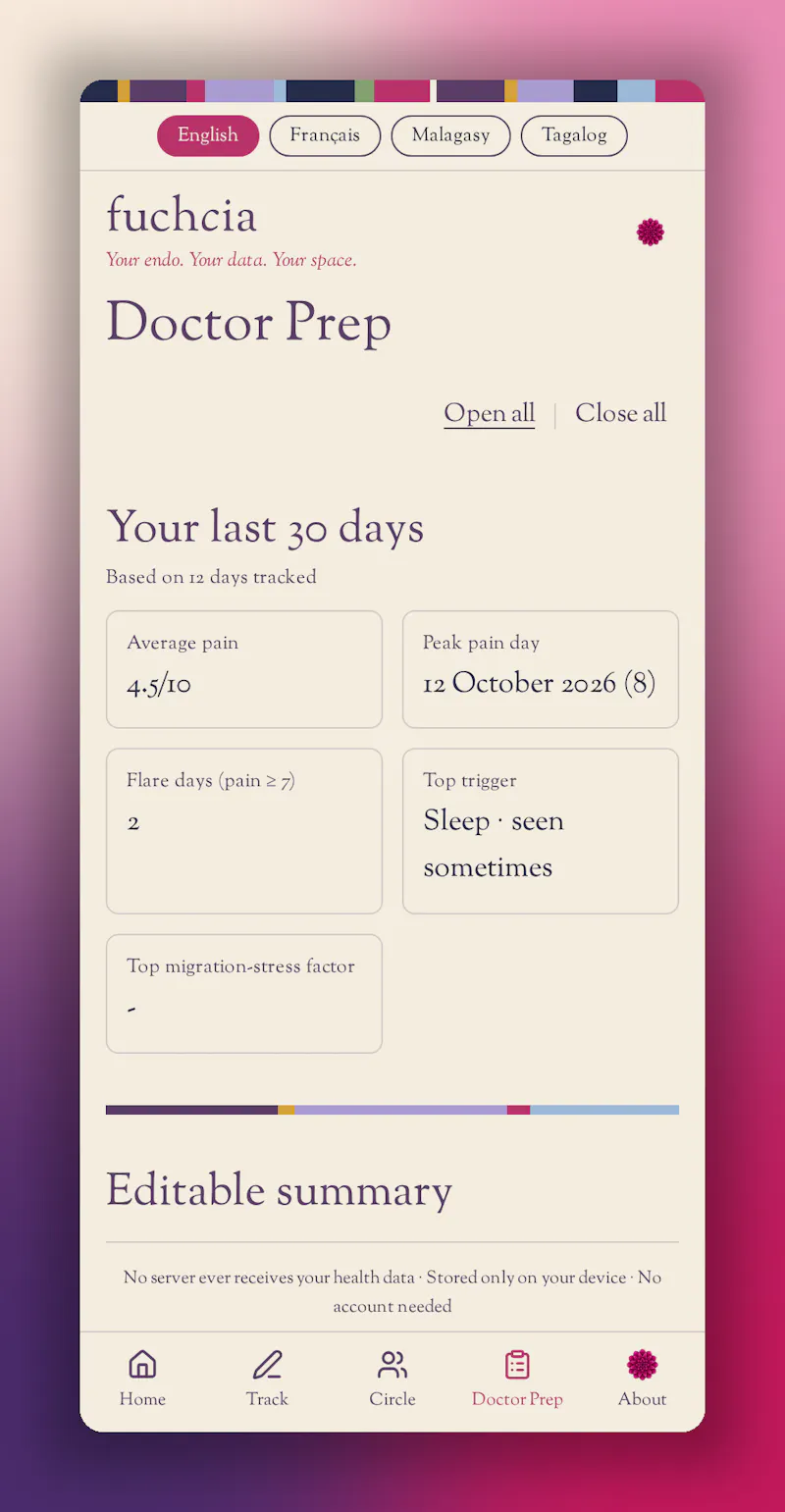 fuchcia screenshot 5