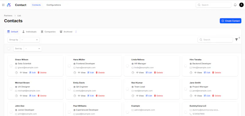 Aureus ERP screenshot 3