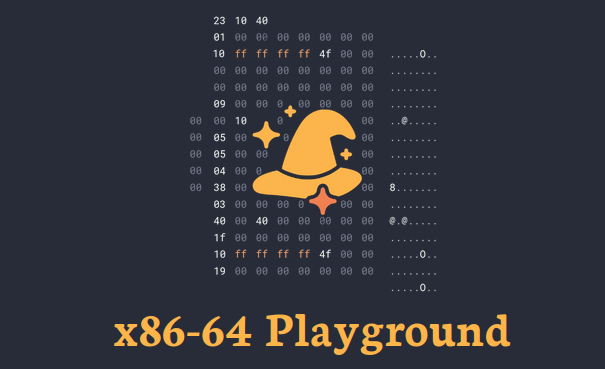 x86-64 oyun alanı - Tarayıcınızdan montaj kodu yazın ve öğrenin medya 1