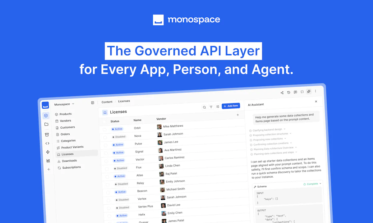 Monospace from Directus
