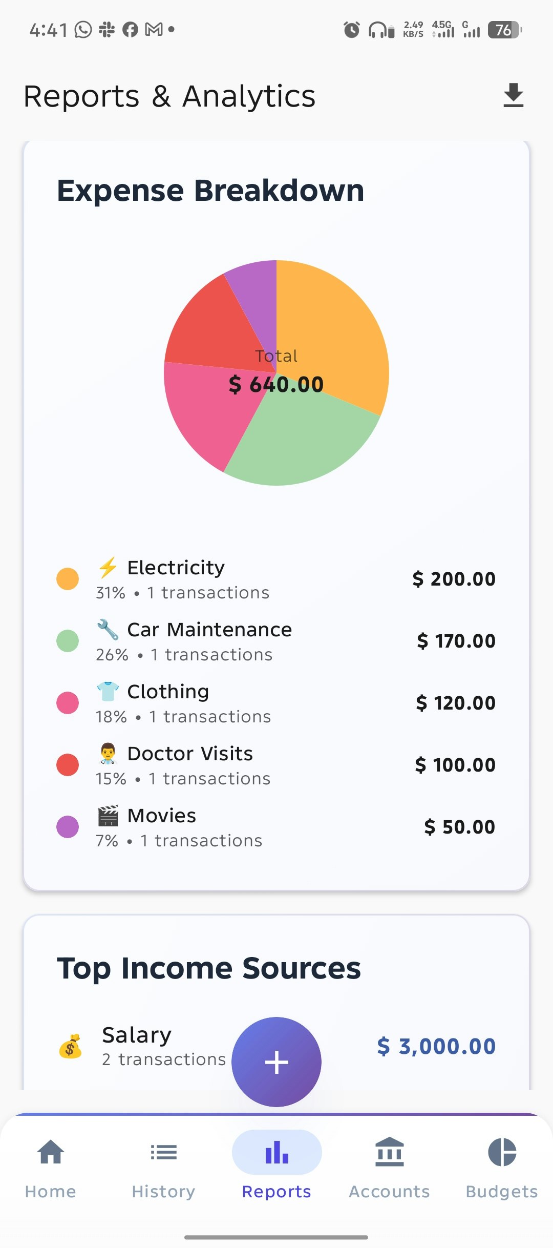 FINANZA - Smart Expense Tracker  - Screenshot 3 preview
