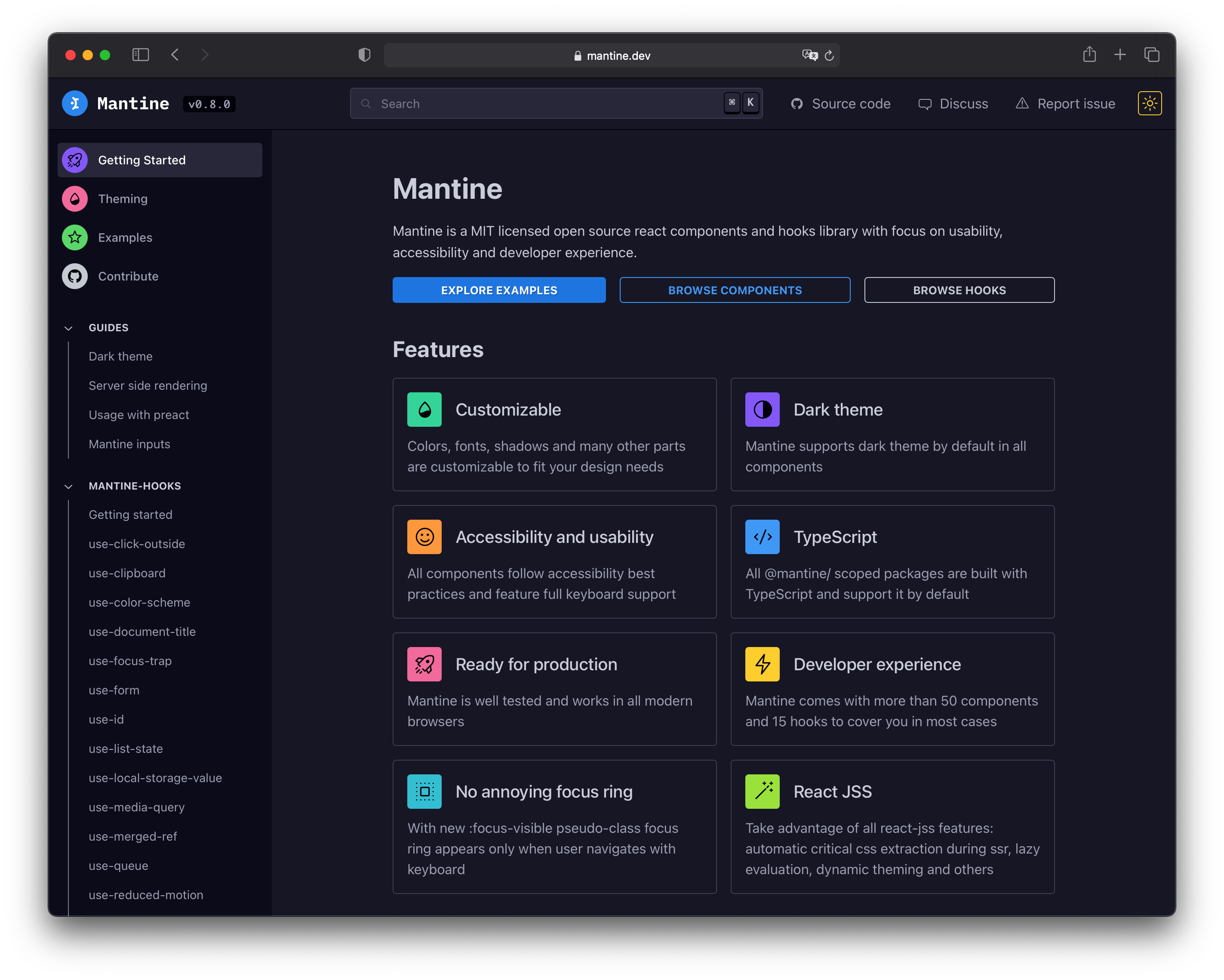 Mantine gallery image