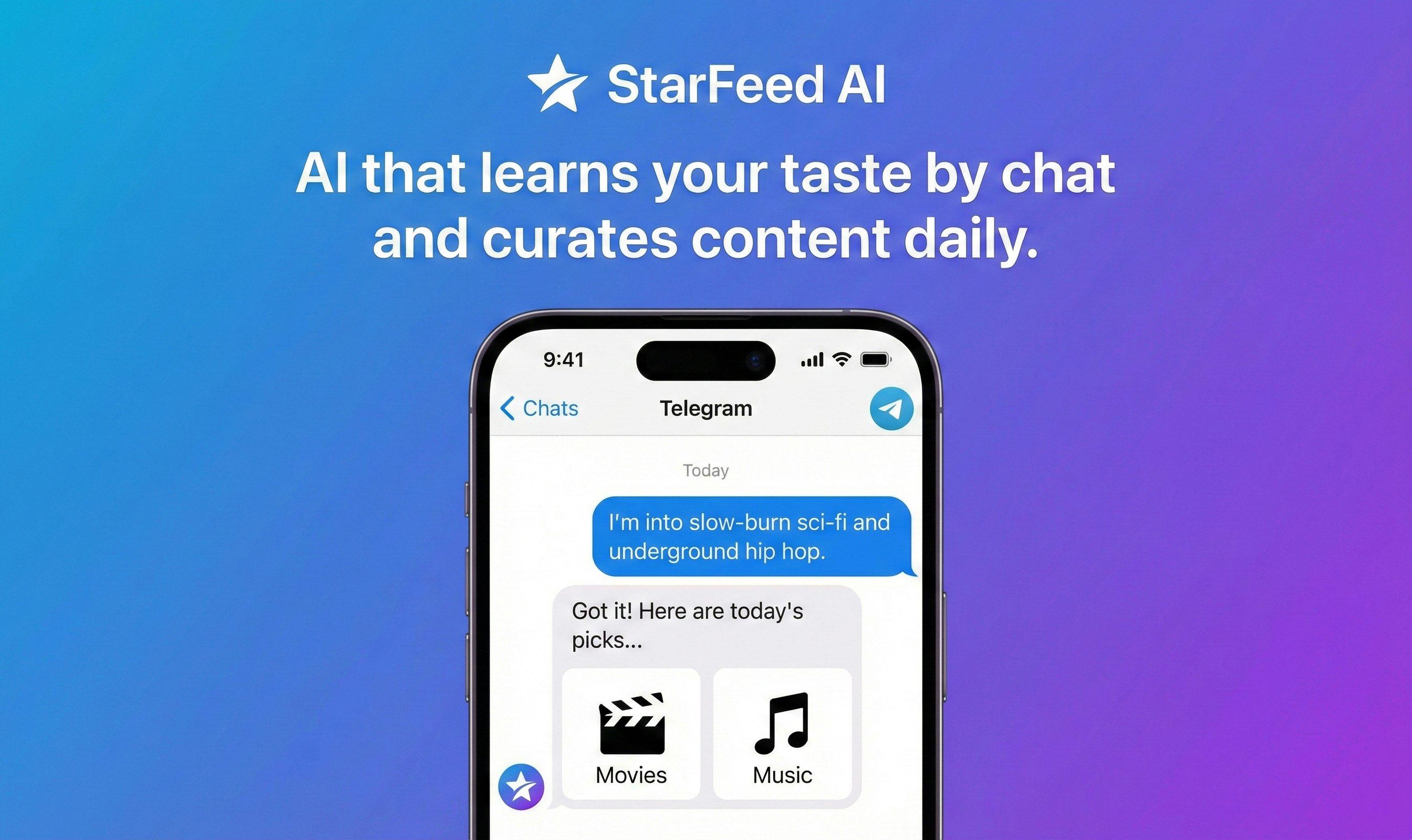 StarFeed AI - Main product screenshot demonstrating key features and user interface