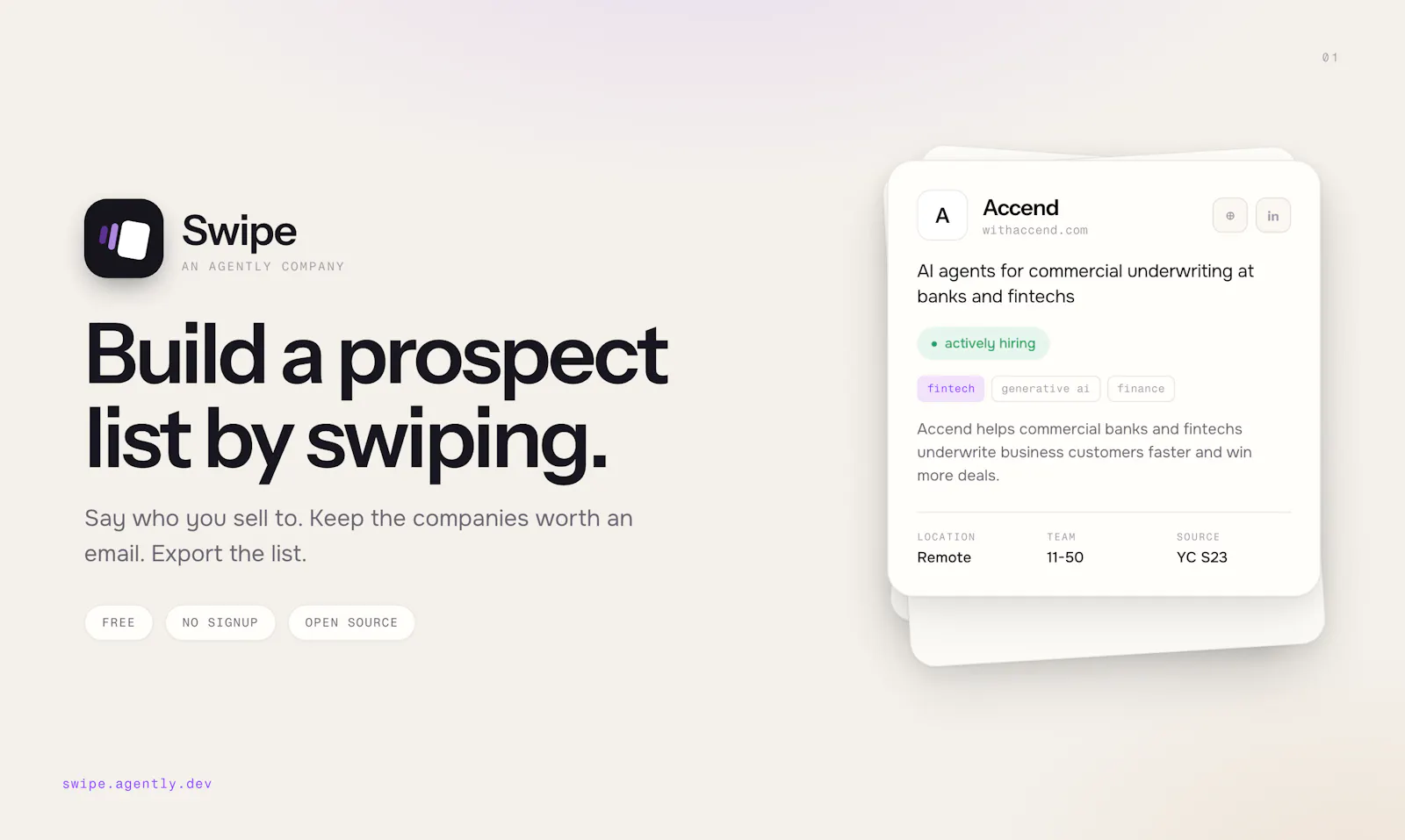 Swipe screenshot 2