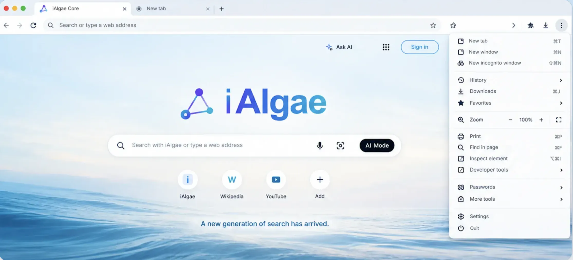 iAlgae Core logo
