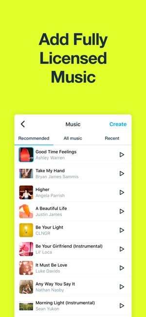 Vimeo Create for Mobile gallery image