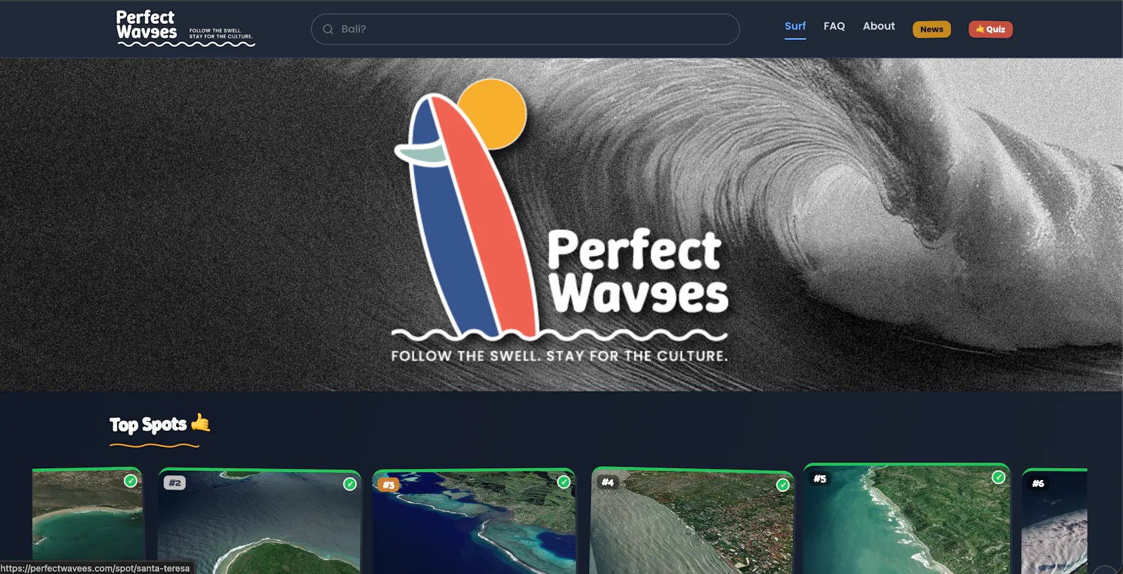 perfectwavees screenshot 2