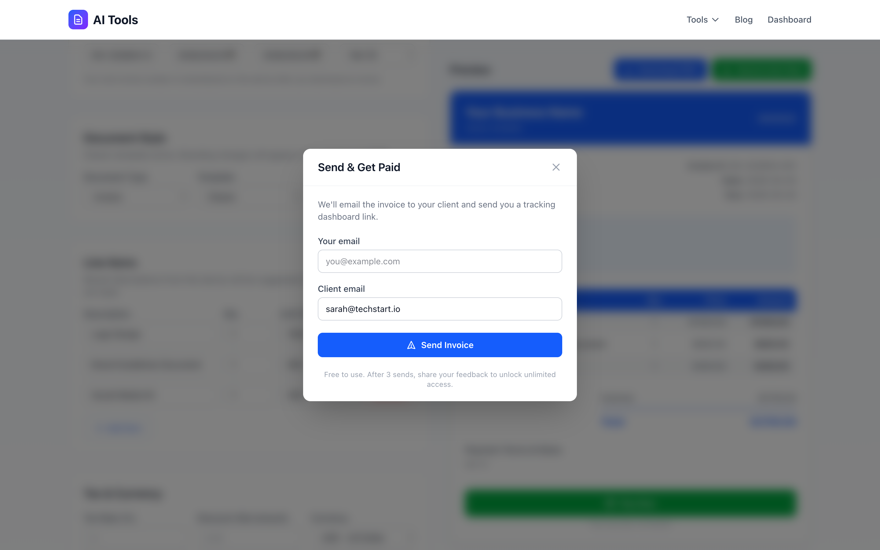 AI Invoice Maker gallery image
