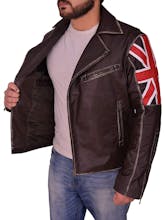 Mens Biker Motorcycle Jacket gallery image