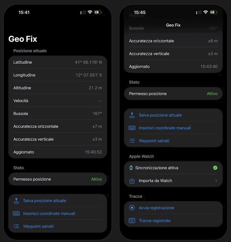 GeoFix — Minimal GPS for Hiking screenshot 2