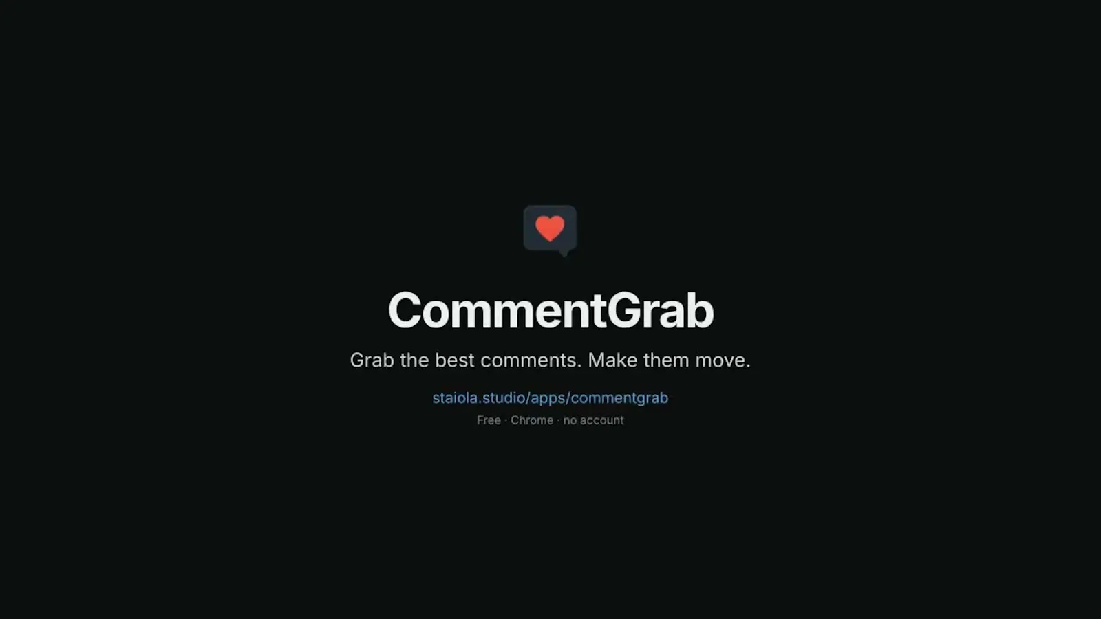 CommentGrab screenshot 1 (video preview)