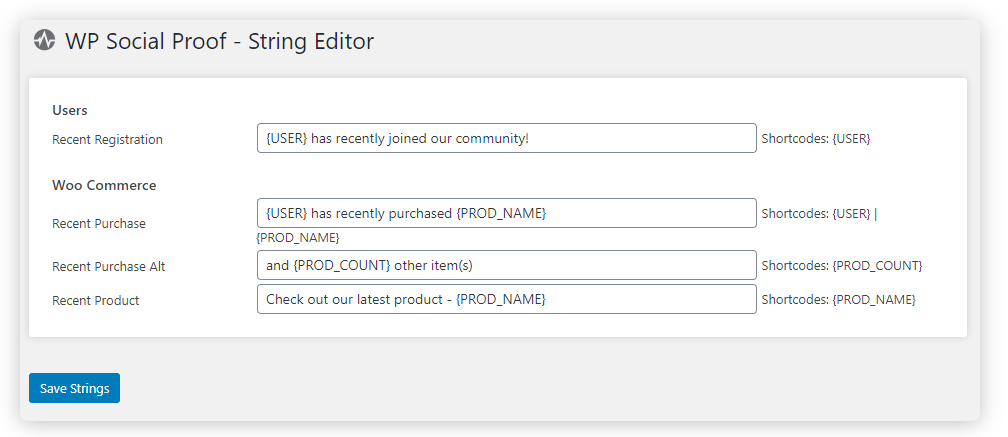 WP Social Proof gallery image