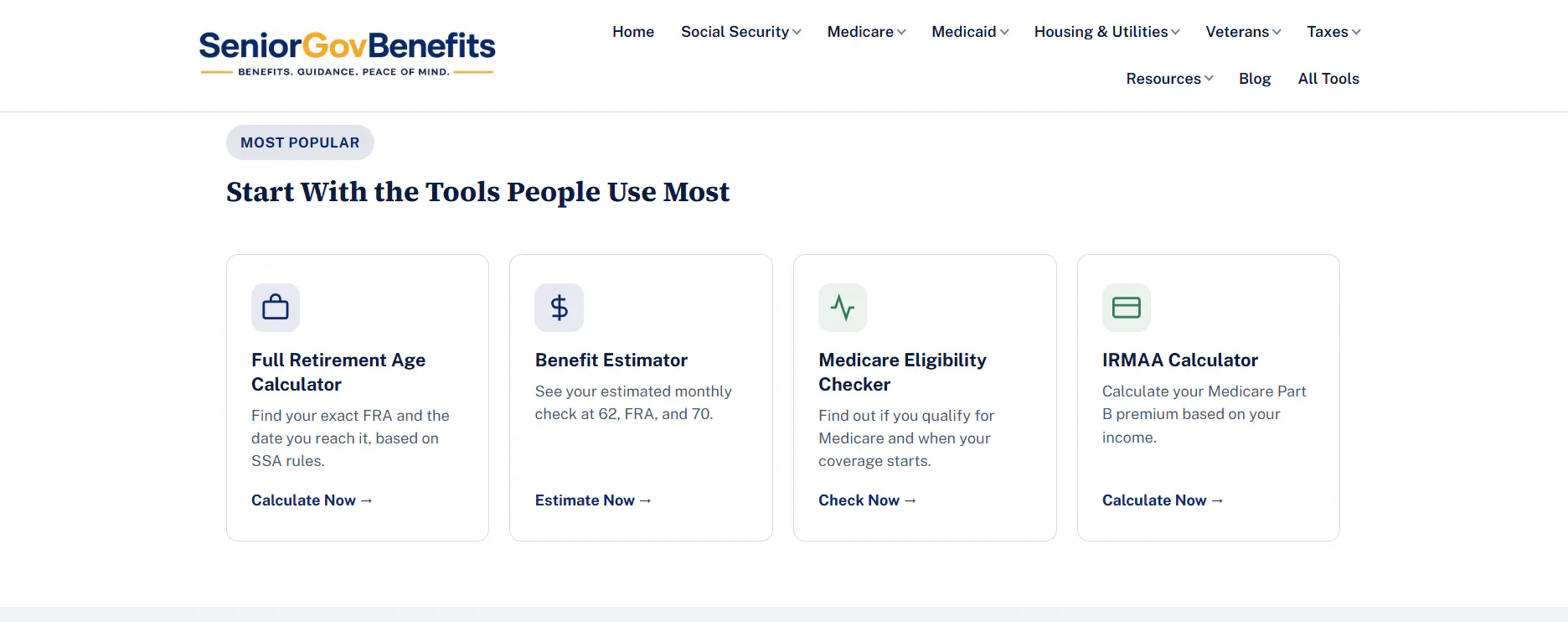 SeniorGovBenefits.com gallery image