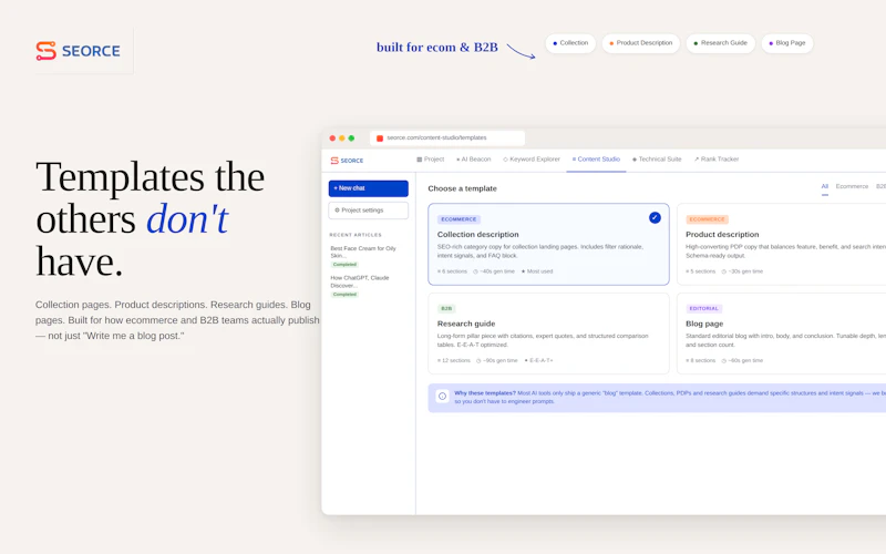 SEORCE - Content Studio  screenshot 5