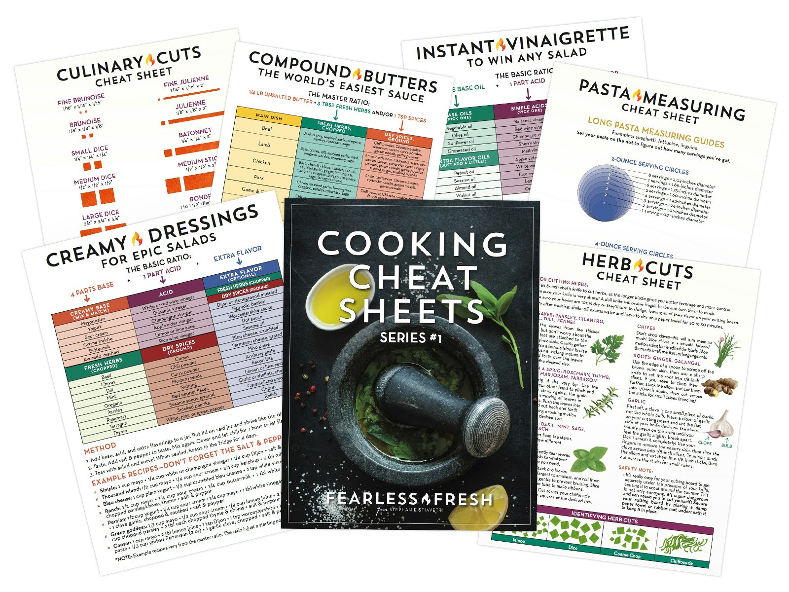 Fearless Fresh Cooking Cheat Sheets gallery image