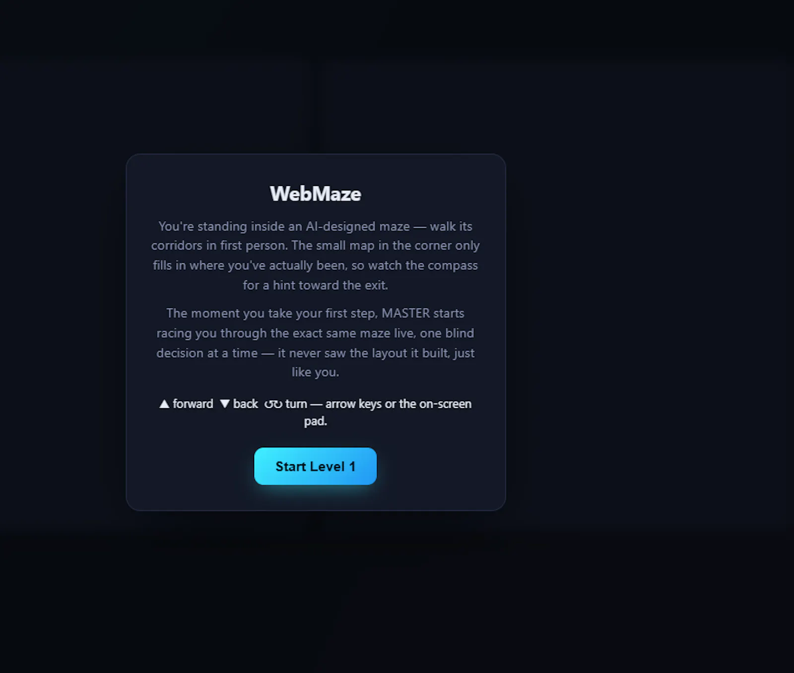Web-Maze Human vs Astra screenshot 2