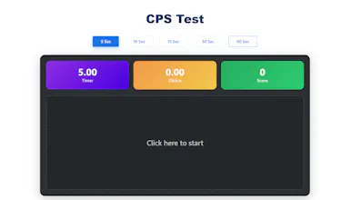 CPS Test – Click Speed Challenge gallery image