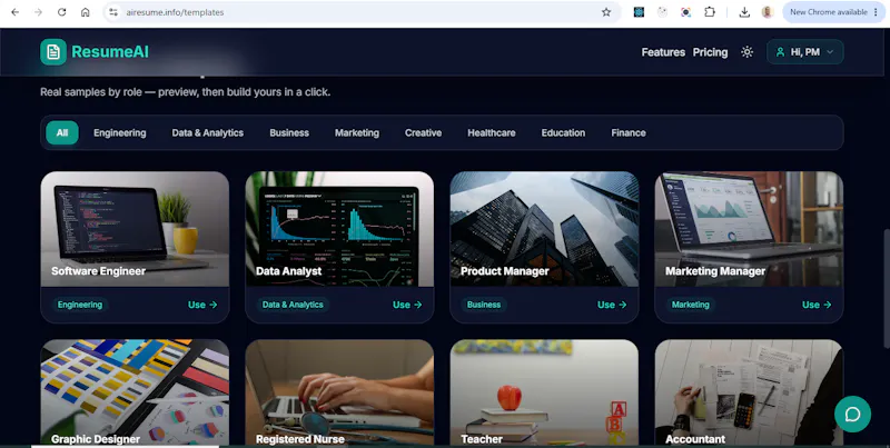 ResumeAI screenshot 2