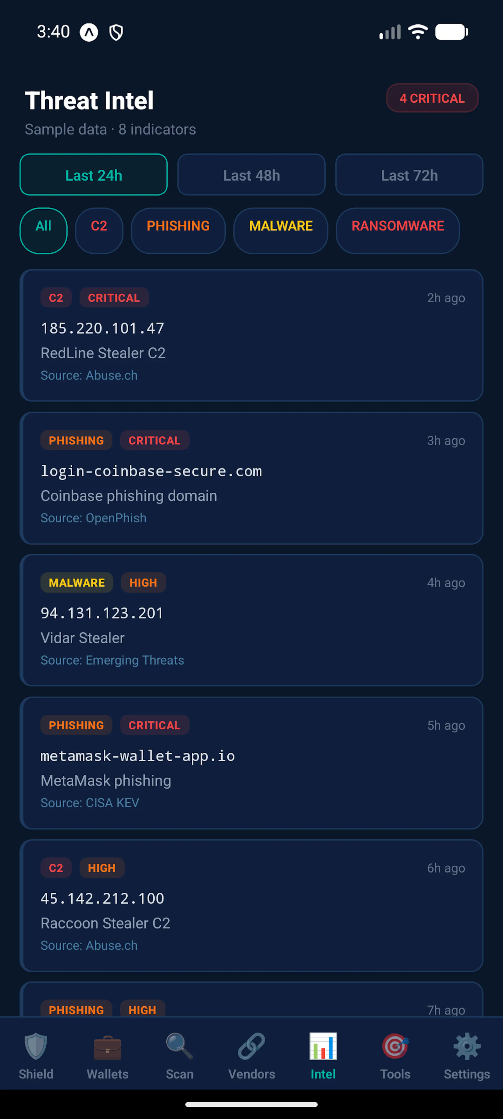 Crypto Shield Mobile screenshot 4