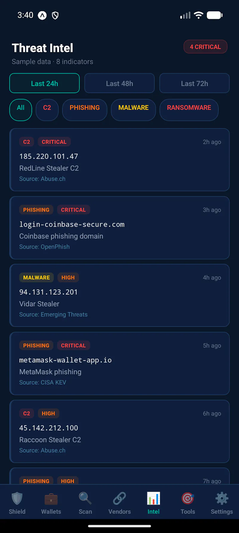 Crypto Shield Mobile screenshot 4
