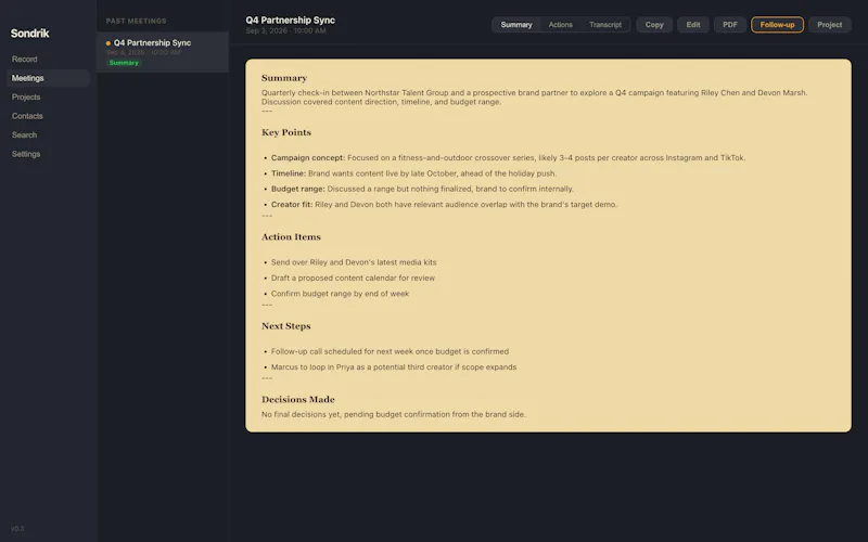 Sondrik screenshot 1