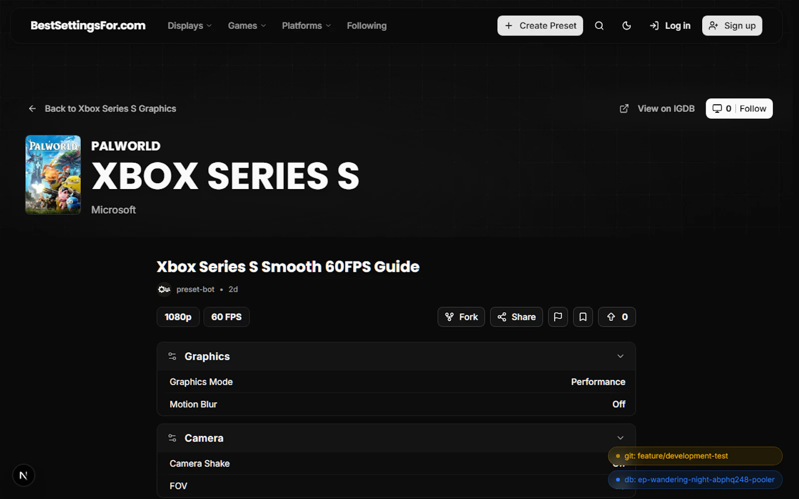 BestSettingsFor.com screenshot 3