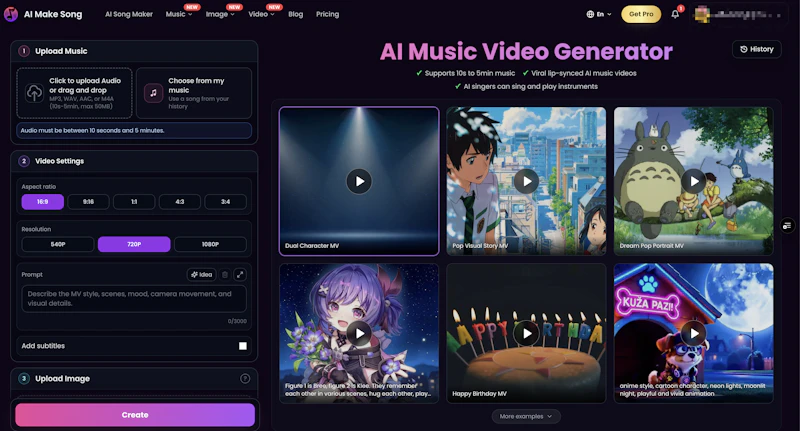 AI Music Video Generator screenshot 3