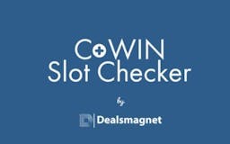 CoWIN Vaccine Slot Checker media 1