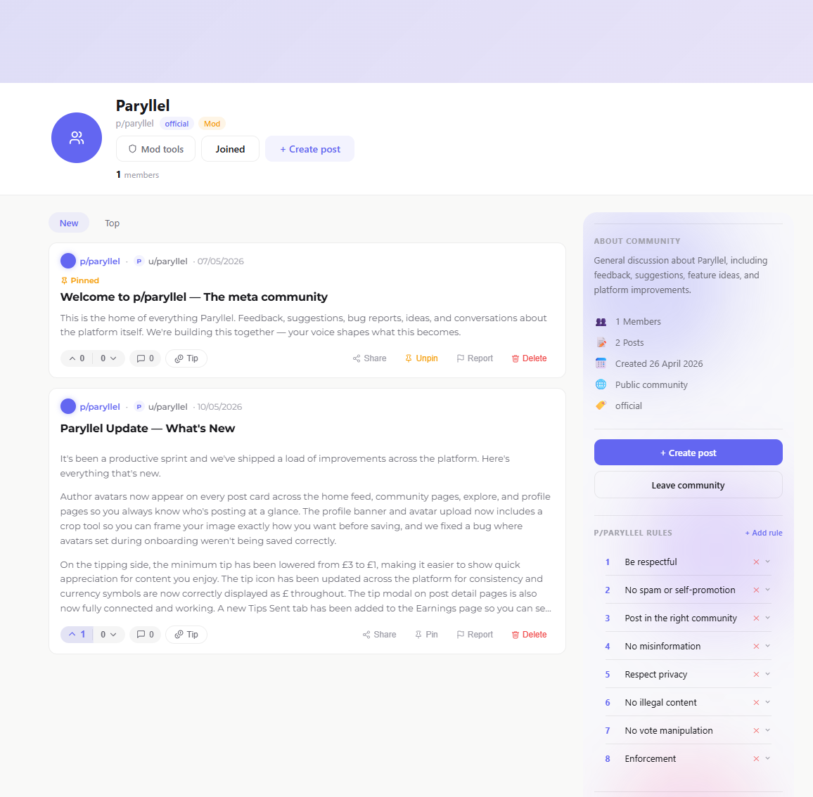 Paryllel — Create. Share. Earn. gallery image