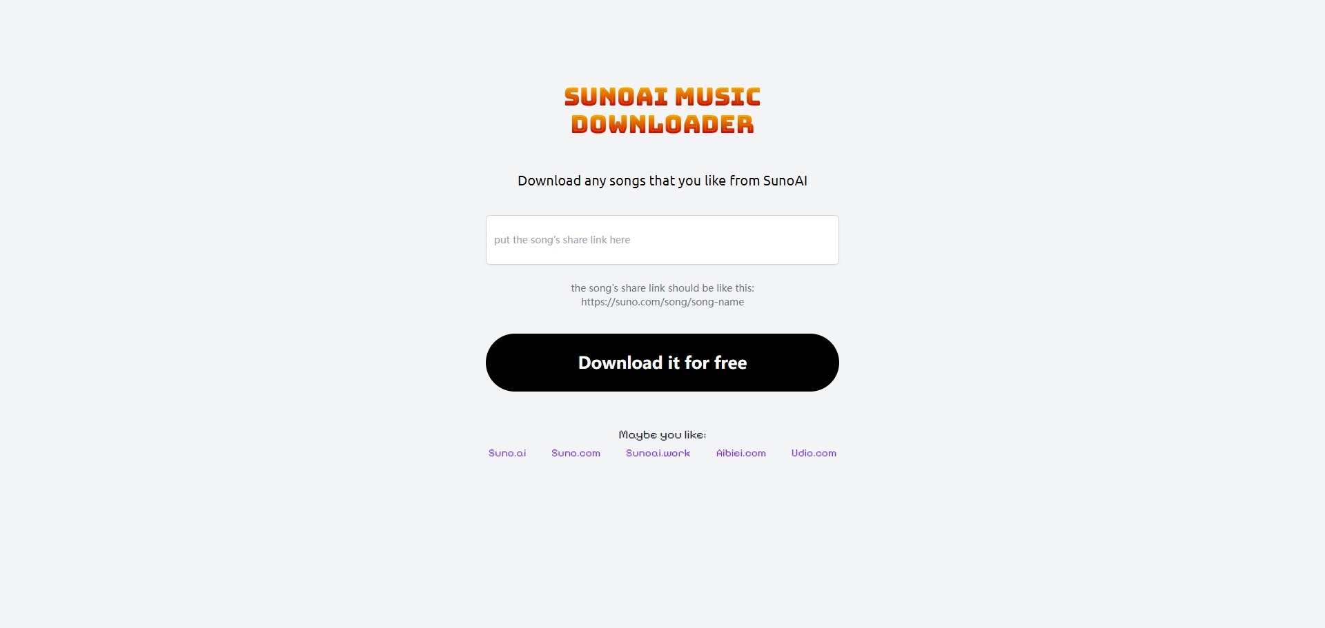 SunoAI Music Downloader gallery image