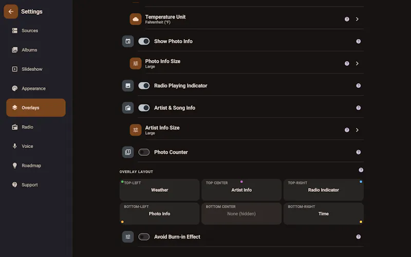 Fravora: Photo Frame & Radio screenshot 7