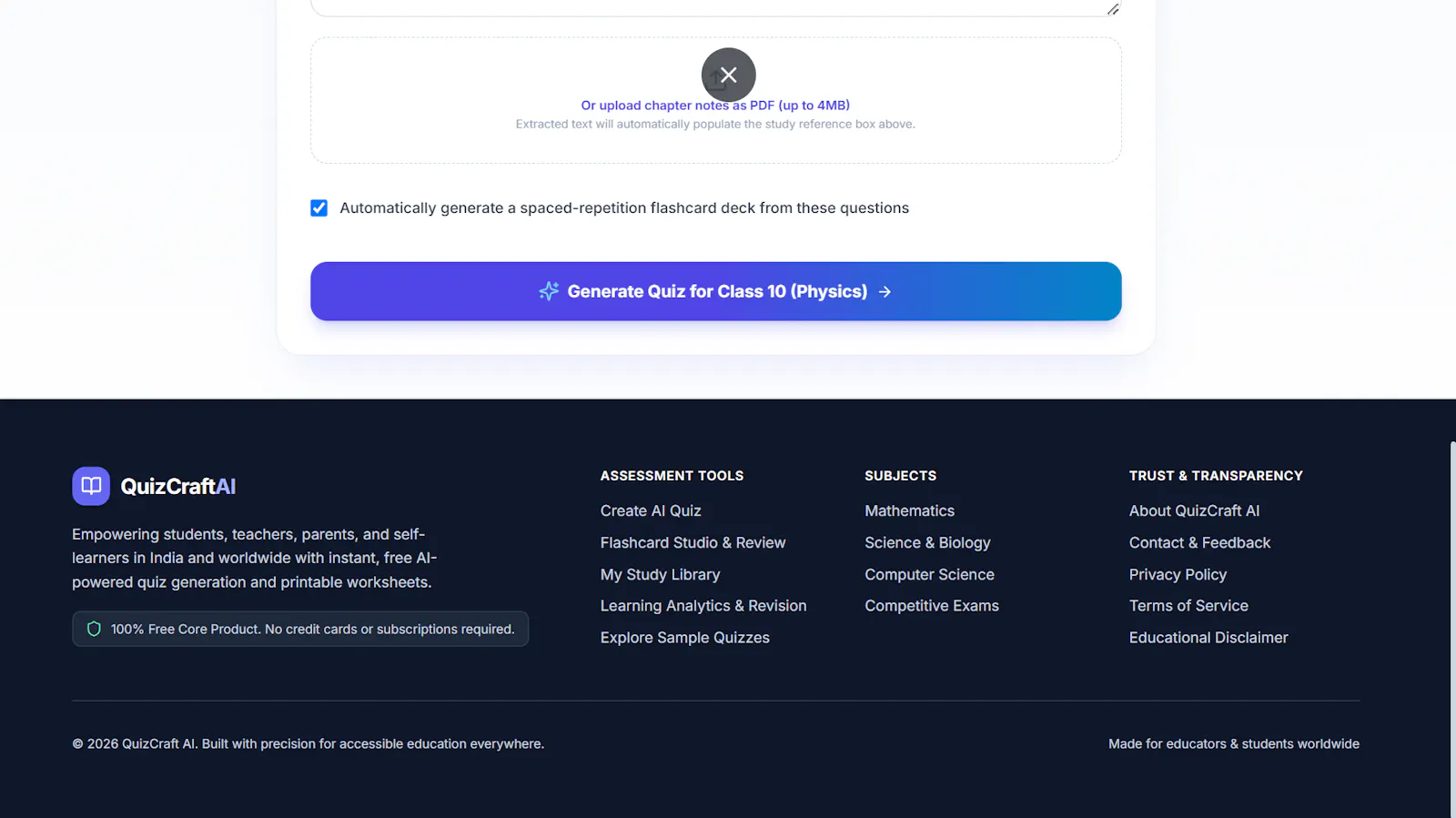 QuizCraft AI screenshot 13