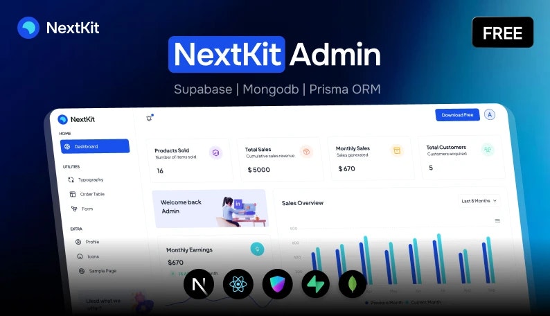 NextKit conectar frontend-to-backend - Simplifique la integración de la base de datos con Supabase, Prisma, MongoDB media 2