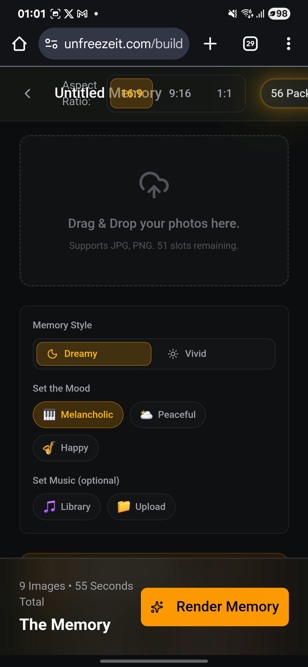 Unfreezeit - Screenshot 3 showing product features and functionality