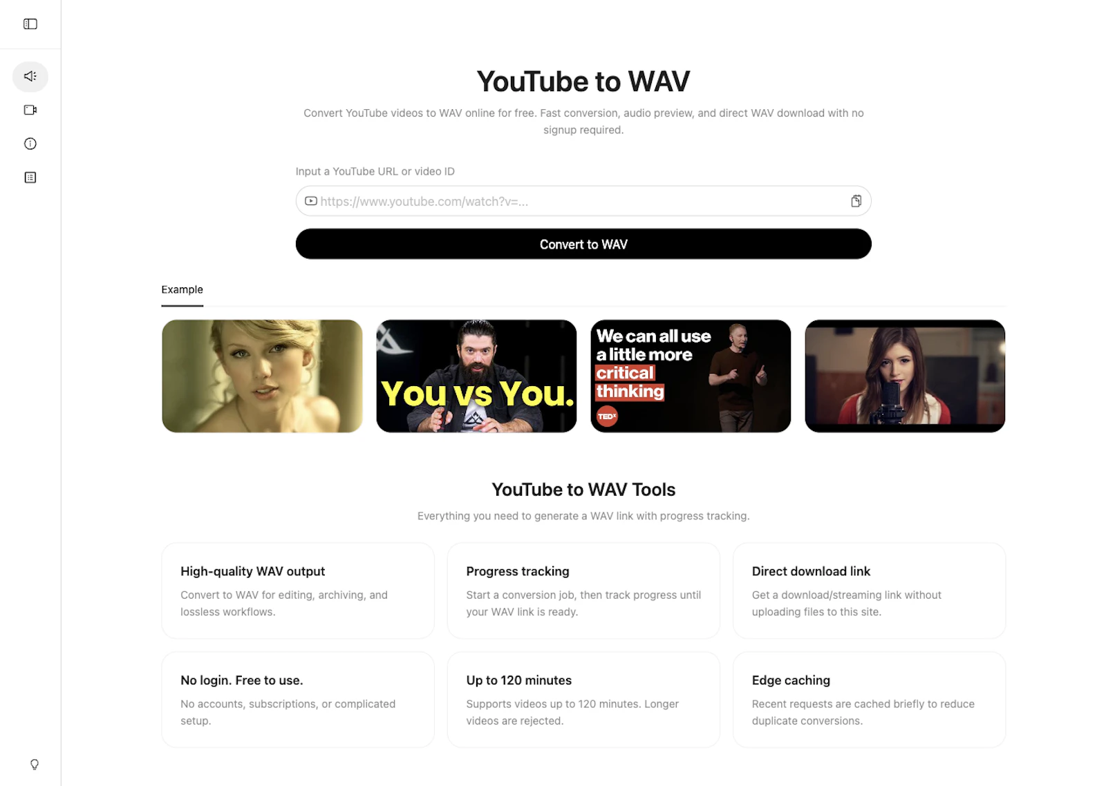 YouTube to WAV screenshot 1